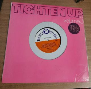 Tighten Up Vol 3 1st Uk Trojan Records Die Cut Vinyl Album - 1970 Reggae Ska