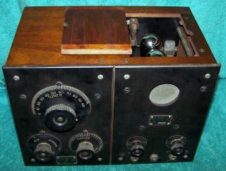 1922 Rca / Westinghouse Ra/da.  Rc Radio In Vg Cond.  With Three Display Tubes