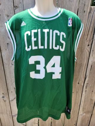 Vintage Adidas Nba Boston Celtics " Paul Pierce 34 Jersey Size (extra Large)