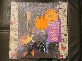 Prince Purple Rain Vinyl Lp Orig Shrink Hype Sticker & Inner Lyrics 