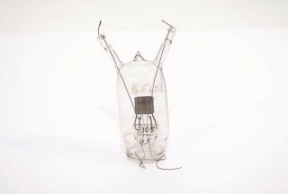 Horned Experimental Western Electric Triode Mesh Grid With Interlaced Filament