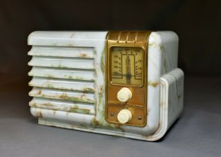 1939 Ge Gd - 520 Radio - Beetle Plastic Case - Plays No Hum