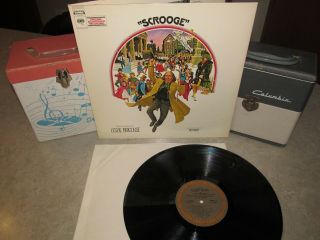 Scrooge Soundtrack Albert Finney Leslie Bricusse Us Vinyl Lp 1970 Nm -
