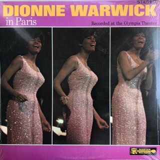 Dionne Warwick In Paris Still Vinyl Lp 1966 Usa Scepter Lp