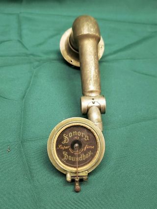 1918 Sonora Soundbox 3 Phono Reproducer Fine Turntable Tonearm