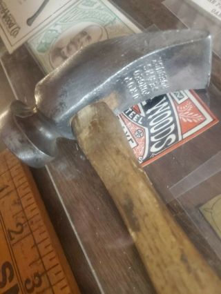 Vintage 1 Lb Sears Roebuck Drop Forged Cobblers Hammer Usa Americana