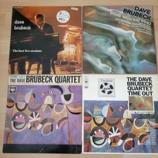 Dave Brubeck Jazz 4 X Vinyl Lp Record Set Bundle -