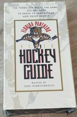 1993 Florida Panthers Inaugural Season Guide Vhs Hosted By John Vanbiesbrouck