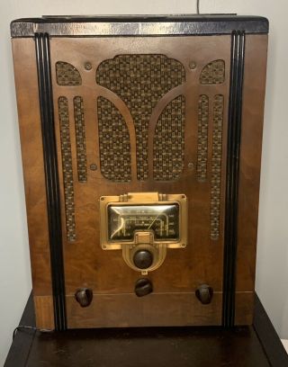 1937 Rca Victor Tombstone Radio