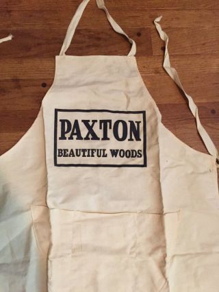 Vintage Carpenter Canvas Nail Apron Paxton Lumber