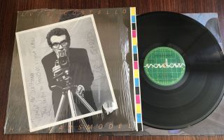 Elvis Costello 12 " Vinyl Lp Album ‘this Years Model’ 1978 & Rare Photo