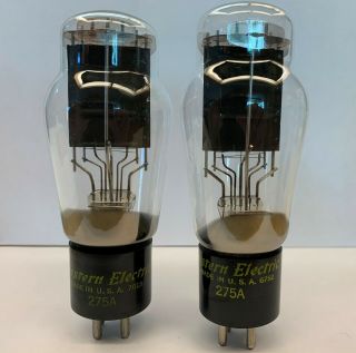 Four Western Electric 275a Vacuum Tubes