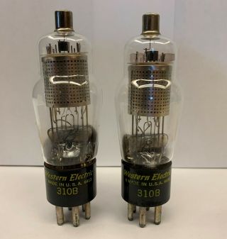 Two Western Electric 310b Vacuum Tubes