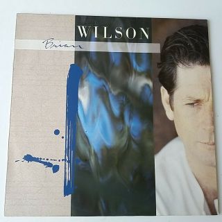 Brian Wilson - Self Titled - Vinyl Lp Eu 1st Press Textured Sleeve Beach Boys Nm