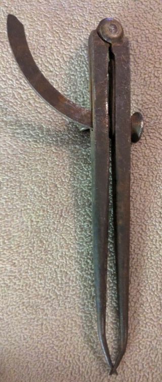 Vintage 6” Steel Wing Compass/divider Unbranded