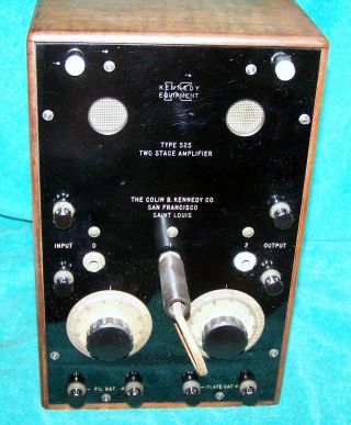 1922 - 1923 Colin B.  Kennedy Model 525 Two Stage Amplifier.  Very