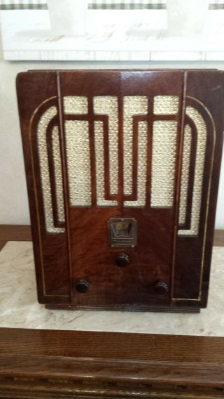 - Fully Restored Westinghouse Wr - 22 Tombstone (1934) Tube Radio