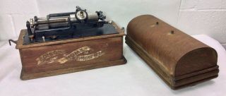 Edison Home Cylinder Phonograph Model C Patent 1903 Parts/repair