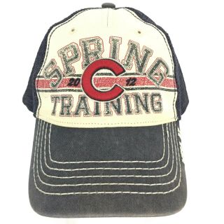 Chicago Cubs Spring Training Cap 2012 Mesa Az Logo Mesh Snap Back Baseball Hat