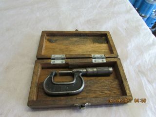 Brown And Sharpe B & S 0 - 1” Outside Micrometer Mike Mitutoyo Box Tool Machinist