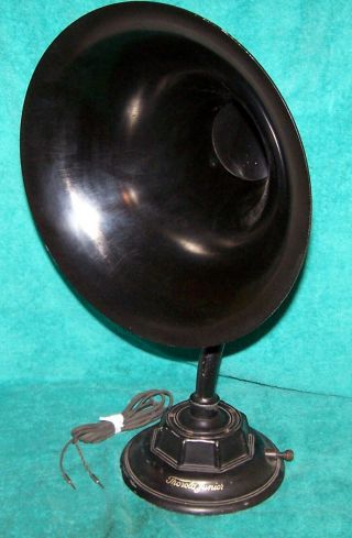 1924 Thorola Junior Horn Speaker W/perfect Bakelite Bell.  Exc Cond /