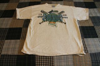 Tampa Bay Devil Rays Inaugural Season 1998 T - Shirt Size Xl Tultex Logo 7 1998
