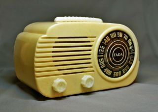 1948 Fada Cloud 845 A Radio - Alabaster Color - Playing No Hum