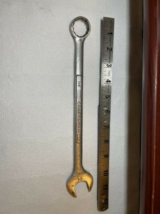 Vintage Craftsman 7/8 " Open End - Closed End 12 Point Wrench - V Series