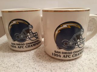 San Diego Chargers Mugs,  1994 Afc Champion
