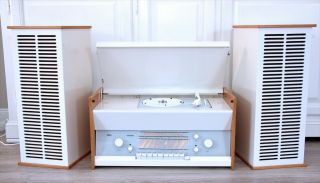 Restored,  Serviced Braun Atelier 1 - 81 Stereo 2x L1 Speaker Box Rams Tube Radio