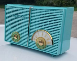 1958 Philips Twin Speaker Am Radio - Model G826