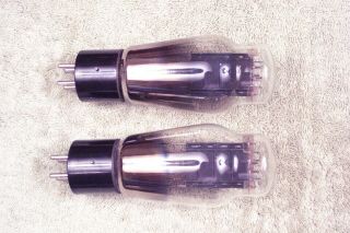 Two,  Western Electric,  Vt - 52 Tubes,  Special 45,  Matching Pair 2,  50,  Ux - 250 Eq