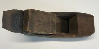 Vintage Sandusky Tool Co.  Coffin Body Style 8 " Wood Block Plane,  Very Good Cond