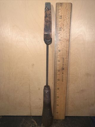 Vintage Copper Tip - Soldering Iron - Tinsmith Old Tool.