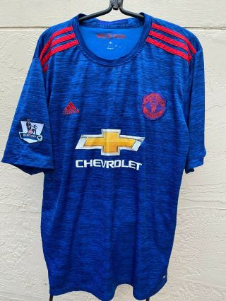 Adidas 2016 - 2017 Manchester United Away Mens Jersey Sz Xl