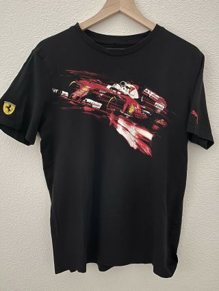 Vintage Puma F1 Formula 1 Scuderia Ferrari Racing Shirt Mens Large