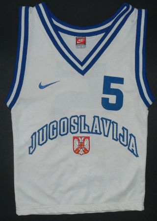 Predrag Danilovic Yugoslavia Nike Basketball Mini Jersey Fiba Nba Kinder Bologna