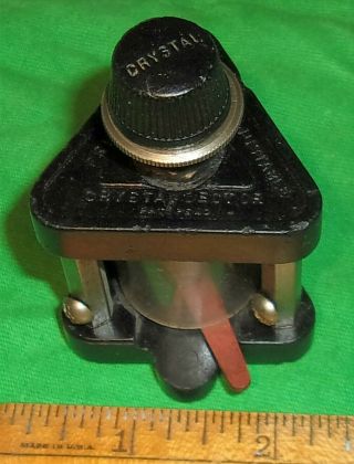 Freshman Double Adjustable Crystal Detector Early Wireless Radio (1924)
