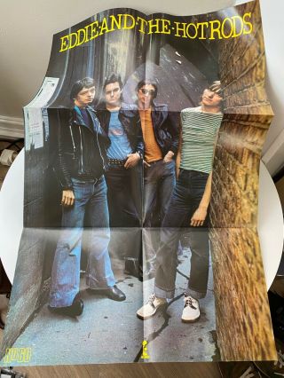 EDDIE AND THE HOT RODS Teenage Depression LP UK,  Poster Punk 3
