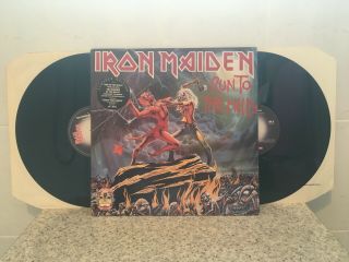 Iron Maiden First 10 Years 2x12 Record Irn4 Run To The Hills Number Of The Beast