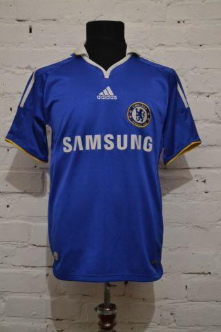 Chelsea London Home Football Shirt 2008/2009 Soccer Jersey Trikot Adidas Boys Xl