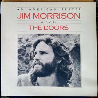 Jim Morrison Music By The Doors An American Prayer Lp Vinyl Elektra 1978