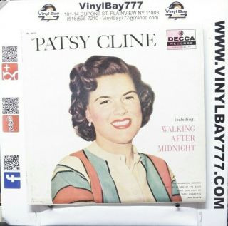 12 " Lp Vg,  Patsy Cline Patsy Cline 1960 Decca Records Mono Reissue Dl 8611
