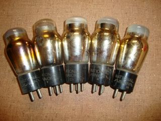 5 Good St National Union 01a Radio Amplifier Vacuum Tubes Type 01a Tv - 7