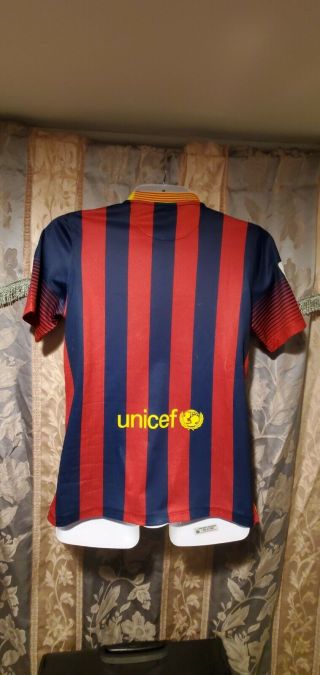 Barcelona soccer jersey season 2014 size L 3