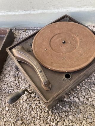 Vintage Rca Victor Model R - 93 - S Record Player Turntable Phonograph Spring Type
