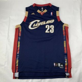 Lebron James 23 Cleveland Cavaliers Jersey By Adidas Size Youth Xl,  2 Stitched