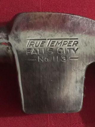 Vintage True Temper Falls City No.  113 Claw Hammer