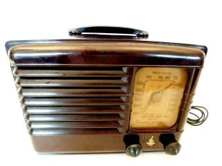 VINTAGE 1940s OLD EMERSON SNOW WHITE CHASSIS NEAR ART DECO ANTIQUE RADIO 3