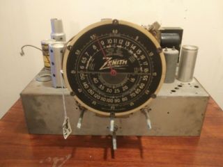 Antique Tube Console Radio Chassis Zenith Model 5619